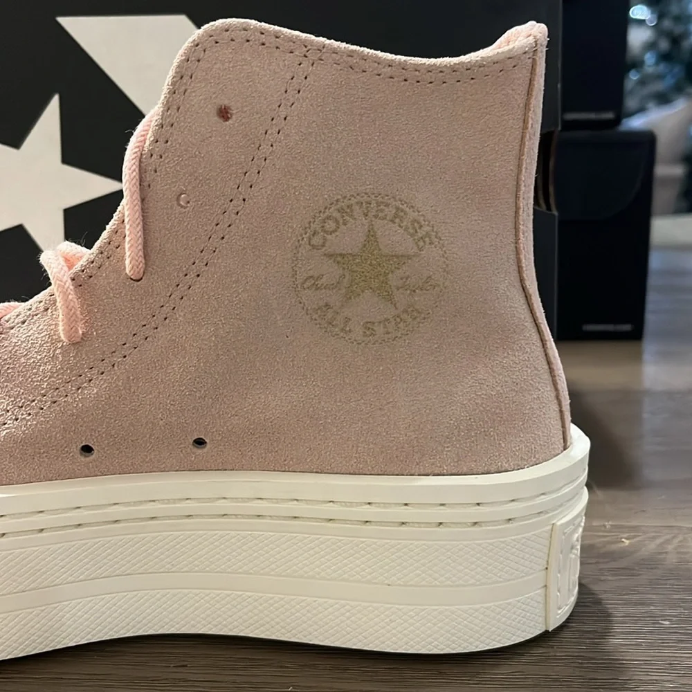 NWT Converse Chuck Taylor All Star Modern Lift Platform Mono Suede - A04663C - Picture 4 of 11